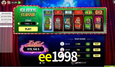 Descubra o Mundo do Cassino Online com ee1998